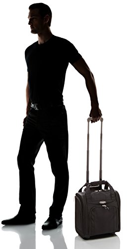 Samsonite Upright Wheeled Carry-On Underseater, Black, Large