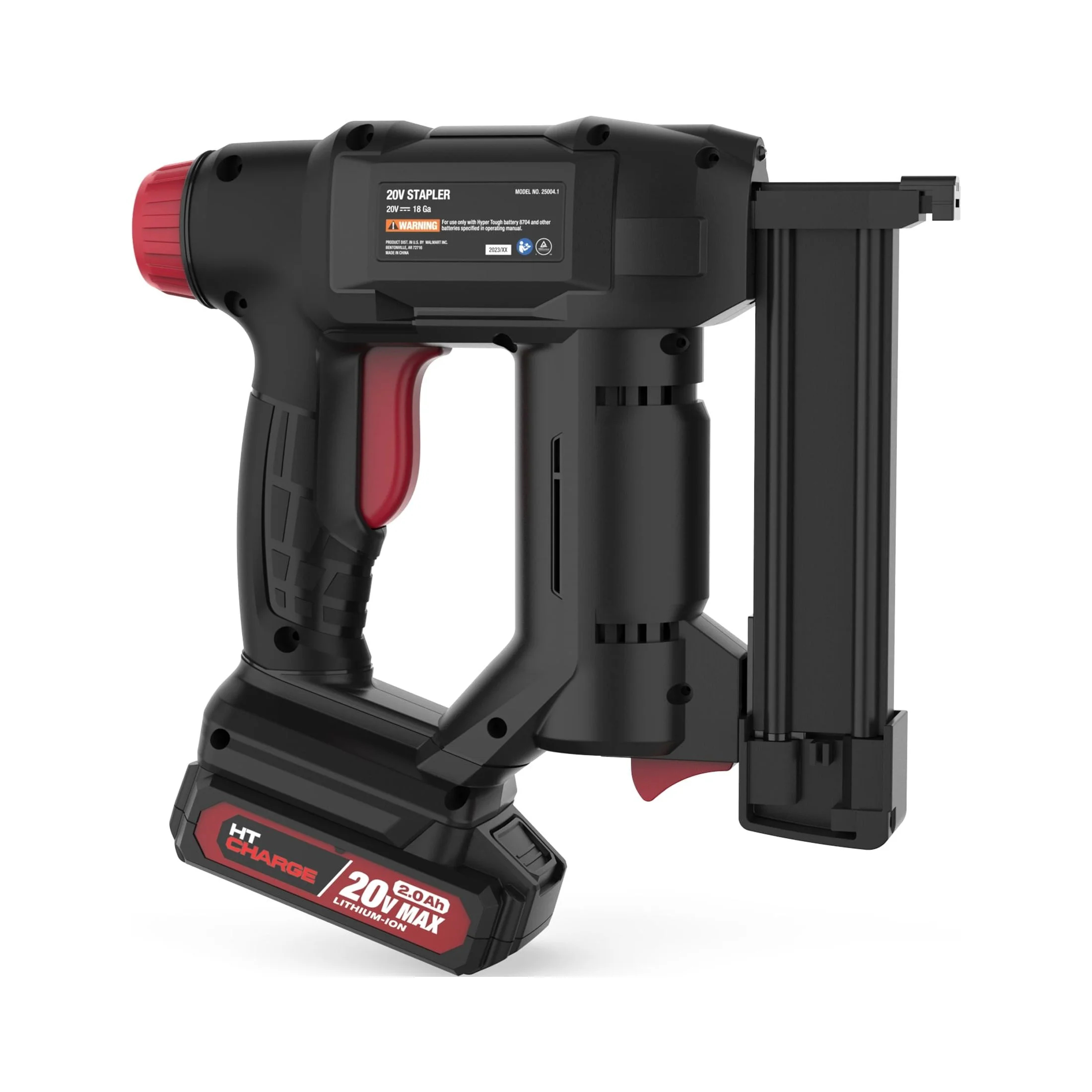 Hyper Tough 20V Brad Nail Gun and Stapler. 2.0Ah Lithium-ion Battery Powered, 25004.1 - Radiant Selections