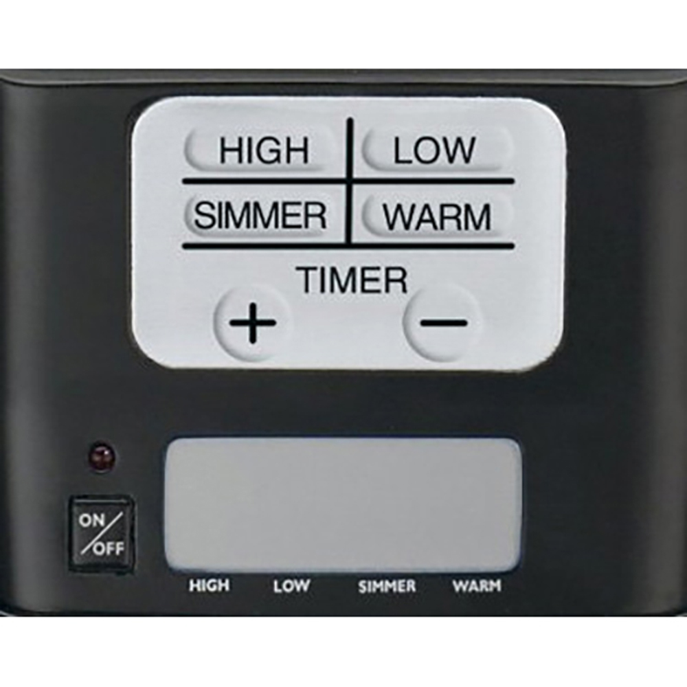 Cuisinart PSC-350 3.5 Quart Programmable Slow Cooker Brushed Stainless Steel Bundle with Deco Chef Pair of Red Heat Resistant Oven Mitt