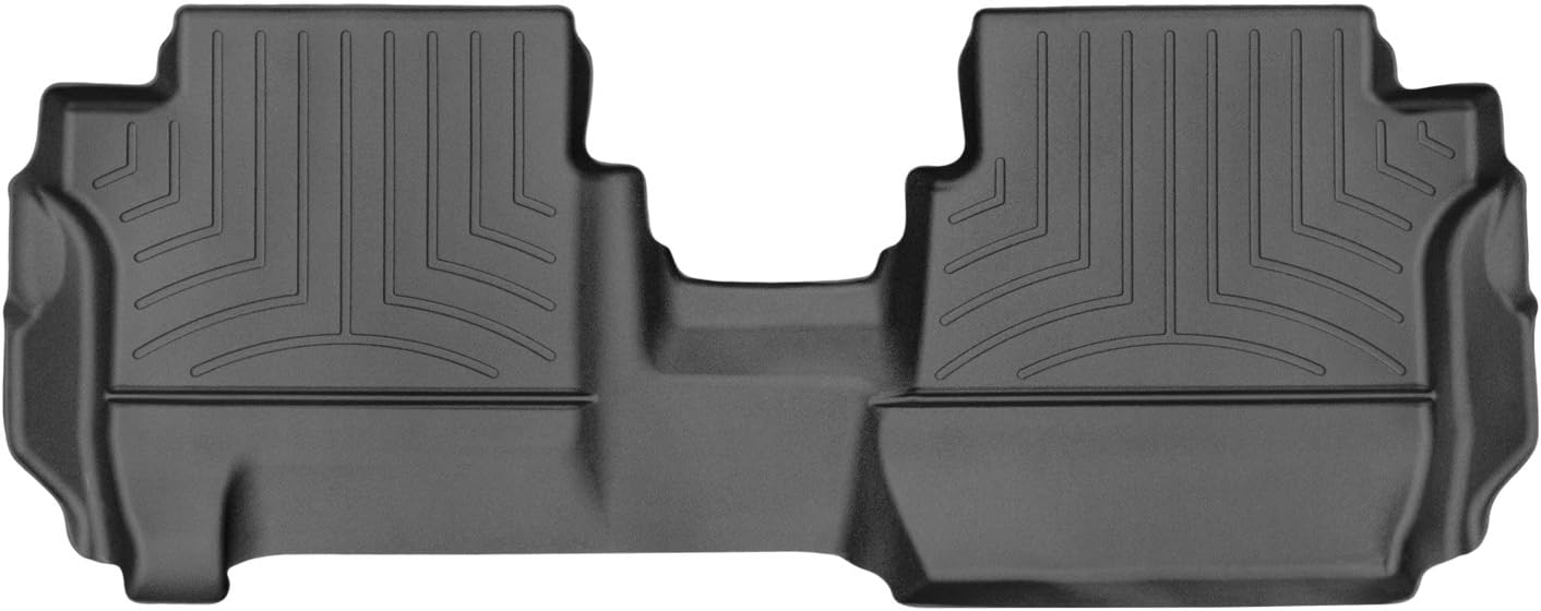 WeatherTech Custom Fit FloorLiners for Ford Transit Connect - 2nd Row (445992), Black