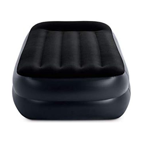 Intex Dura-Beam Standard Series Pillow Rest Raised Airbed with Internal Pump, Twin