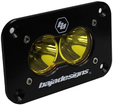 Baja Designs UTV S2 Sport LED Spot Light Amber Flush Mount
