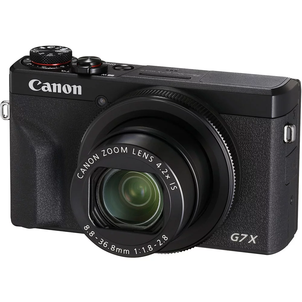 Canon PowerShot G7 X Mark III Digital Camera (Black) (3637C001), 64GB Card, Card Reader, Soft Bag, Flex Tripod, Hand Strap, + More (International Model)