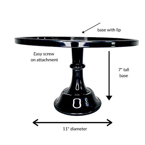 Black Pedestal Cake Stand