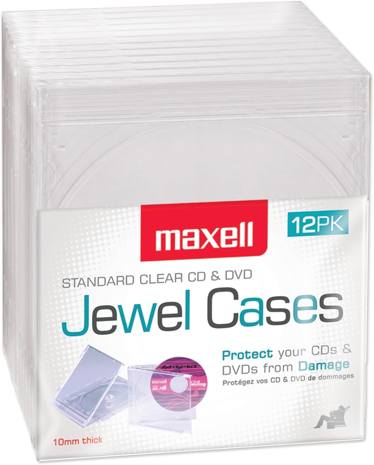 Maxell CD/DVD Jewel Cases CD-360
