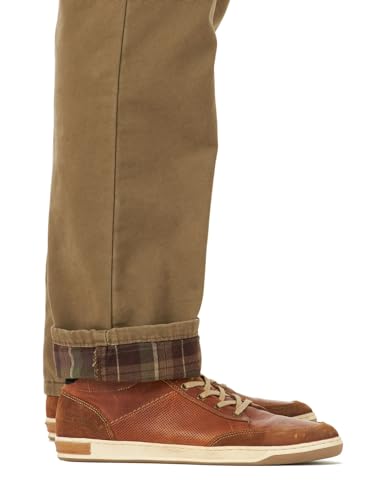 Lee Men's Fleece And Flannel Lined Relaxed-Fit Straight-Leg Jeans