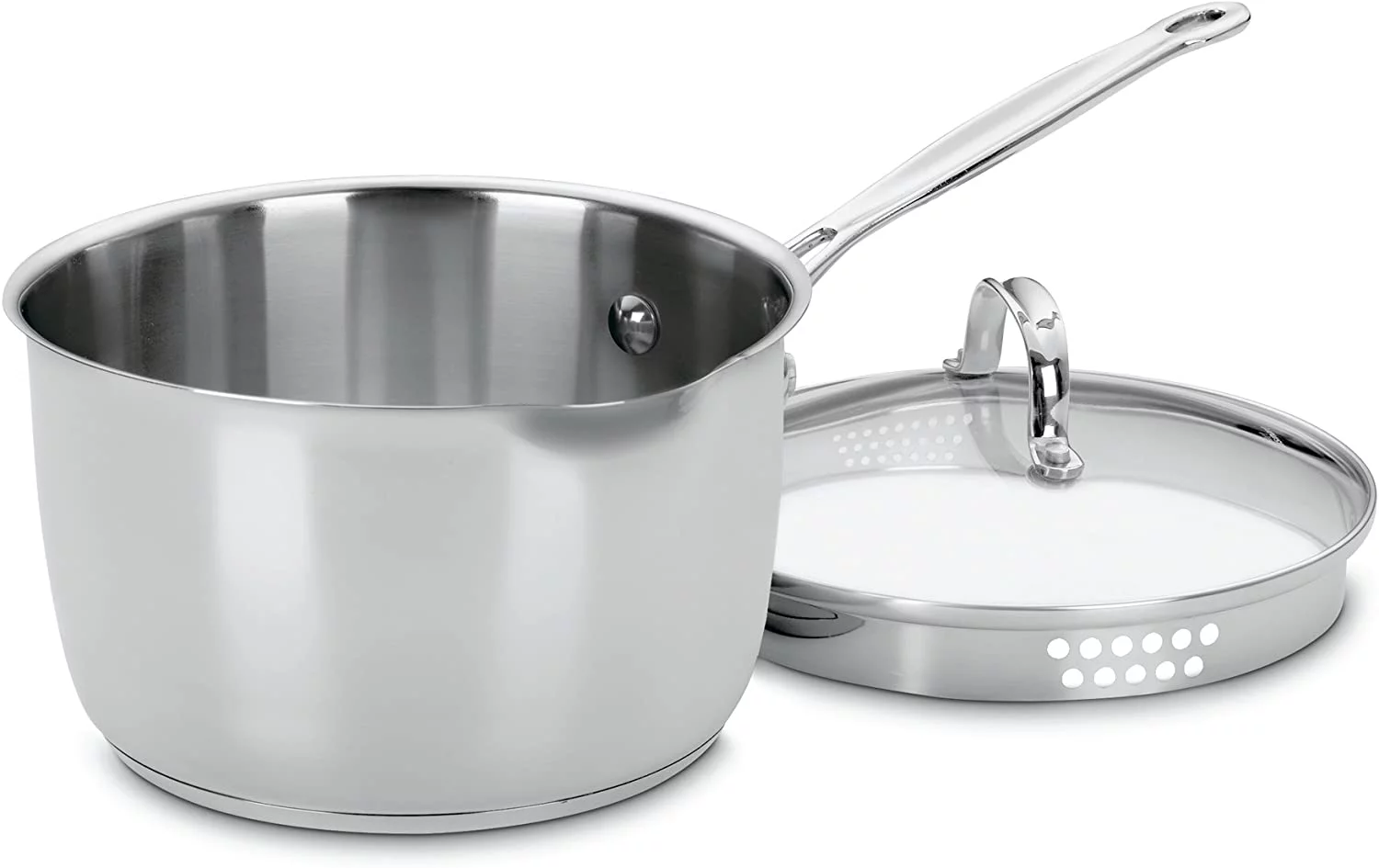 Cuisinart 7193-20P Chef's Classic Stainless 3-Quart Cook and Pour Saucepan with Cover