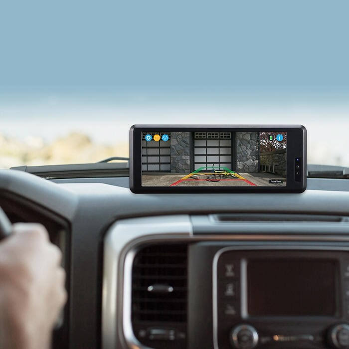 Type S Q-Connect Wireless Backup Camera 6.8” Gesture Activated SOLAR HD Monitor