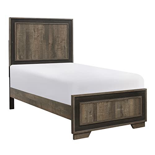 Lexicon Ennis Panel Bed, Twin, Two-Tone