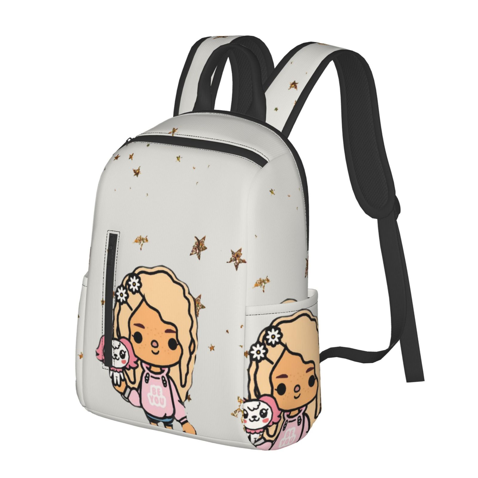 Toca Boca Life Backpack Student School Bag Bookbag Satchel Lightweight Unisex Daypack Knapsack Rucksack For Kids Teens Adult