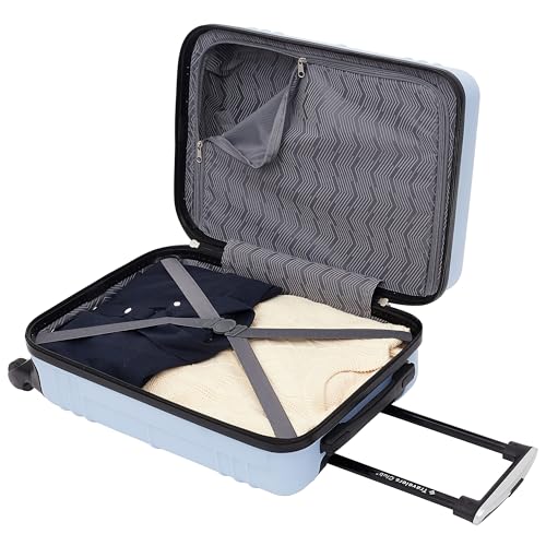 Travelers Club Richmond Spinner Luggage, Charcoal, Carry-On 22-Inch