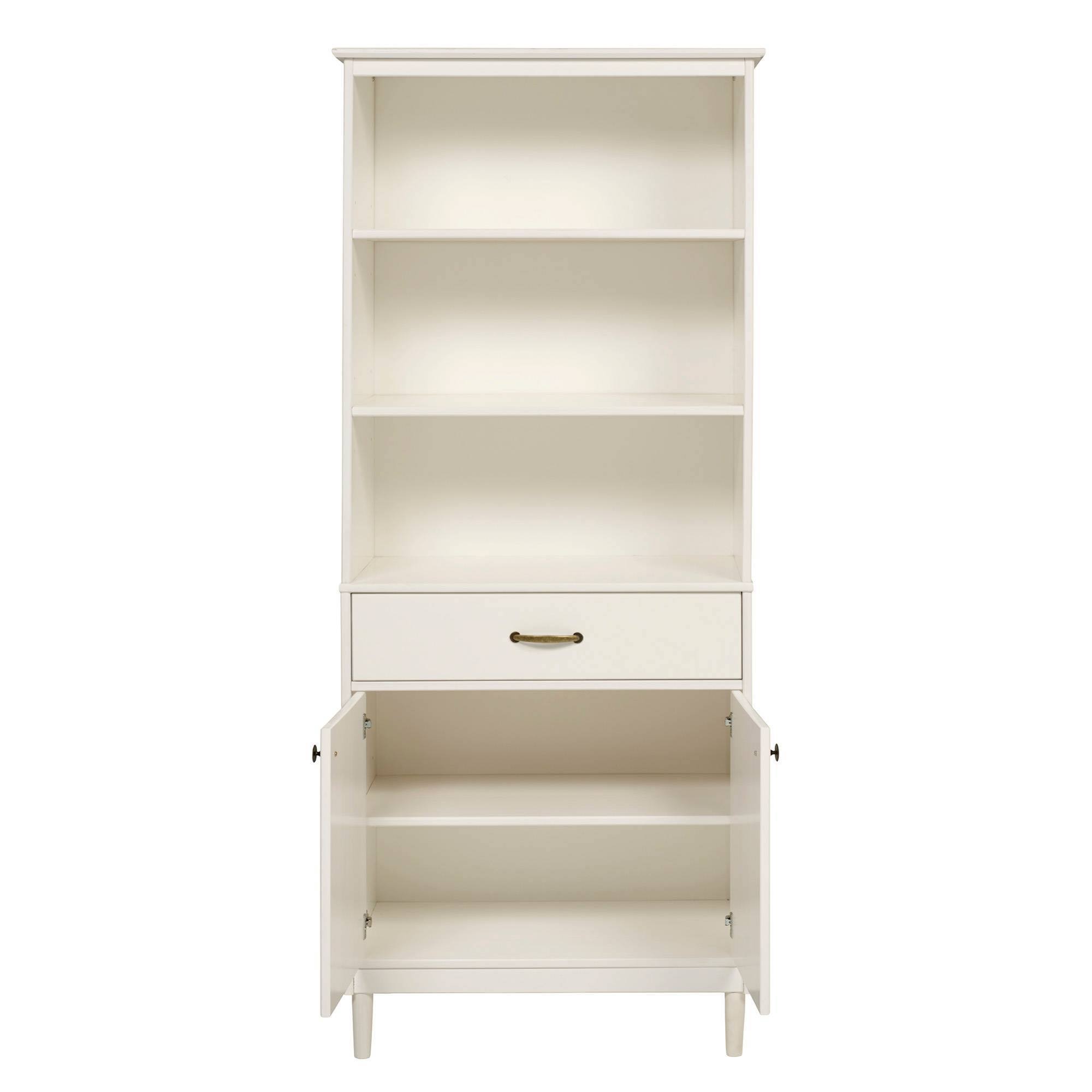 70x22 Murray High Rise Solid Wood Storage Hutch White - Saracina Home