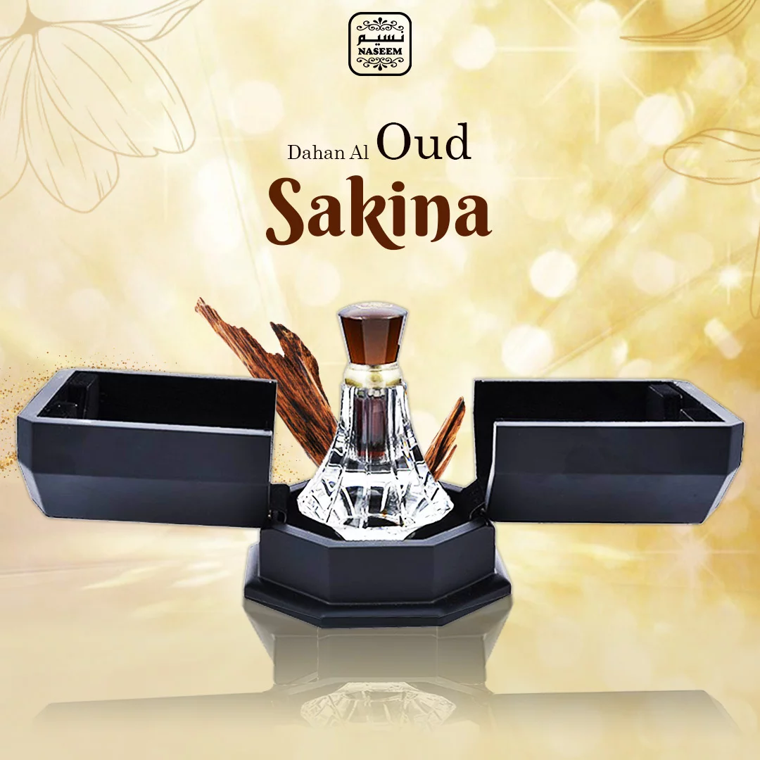 SAKINA Dahn Al Oud Oil Long Lasting Oudy Perfume for Unisex 6 mL by Naseem