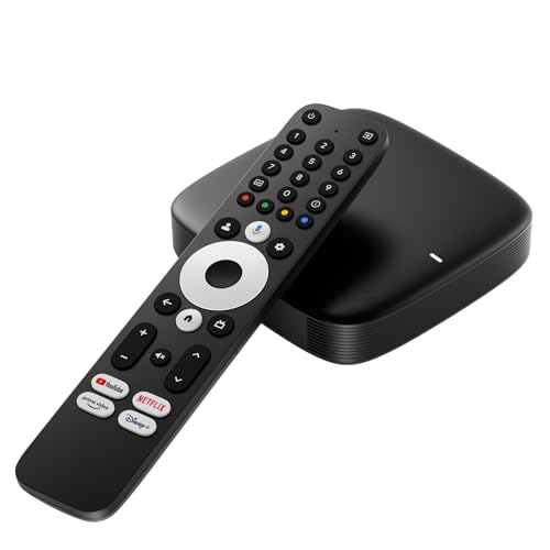 MAG555 Streaming Media Player Google TV™ 2025 | 4K HDR | Voice Remote | Dual-Band Wi-Fi | Chromecast Built-in | HDMI + AV Output