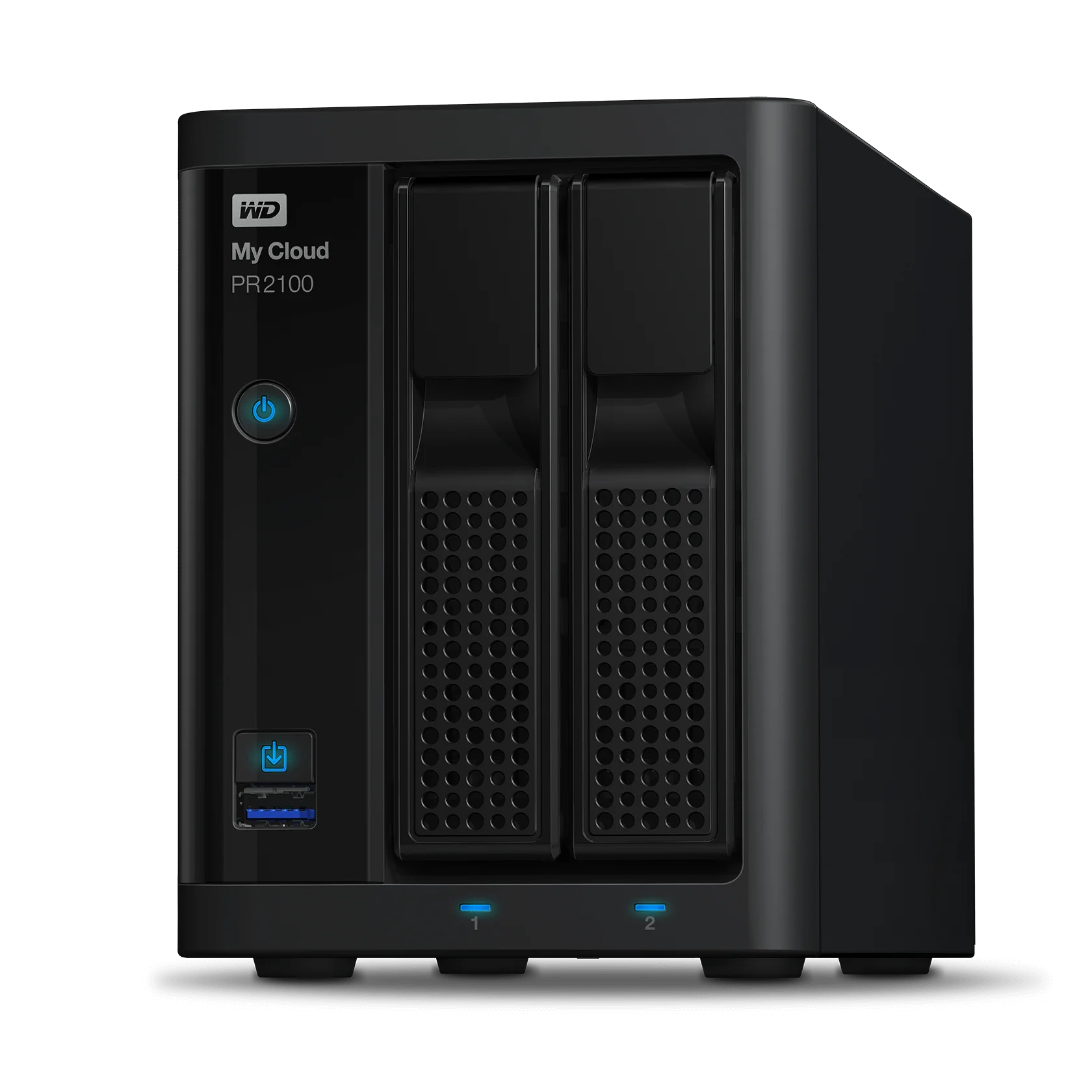 WD 16TB My Cloud Pro Series PR2100, 2-Bay Network Attached Storage - WDBBCL0160JBK-NESN