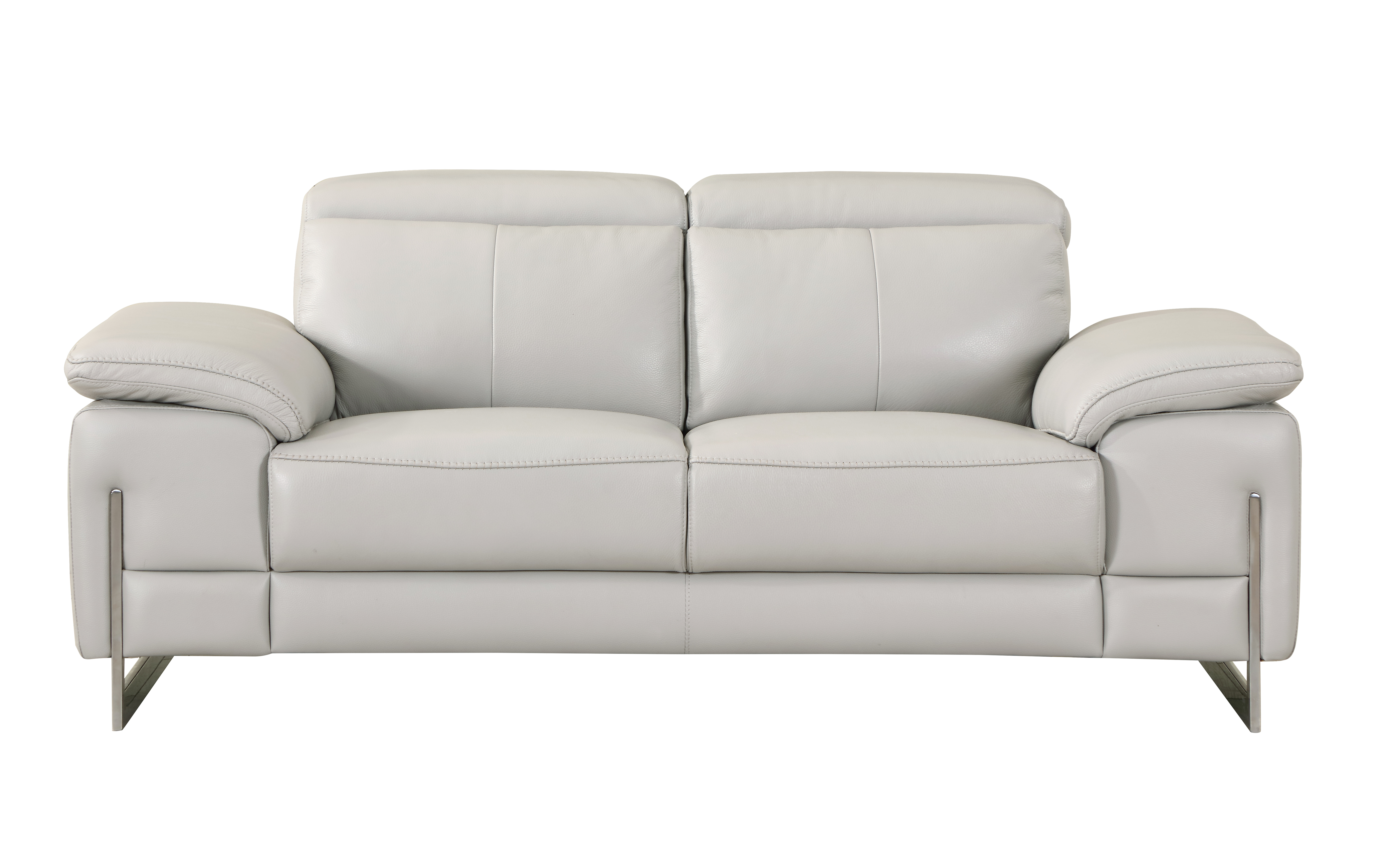 Global United Top Grain Italian Leather Loveseat