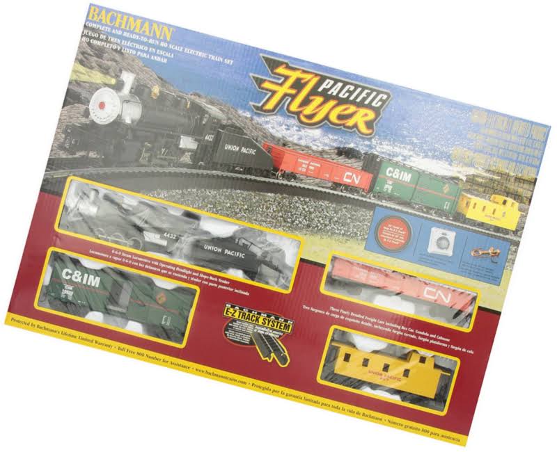 Bachmann Trains Pacific Flyer Ready-To-Run HO Scale Train Set