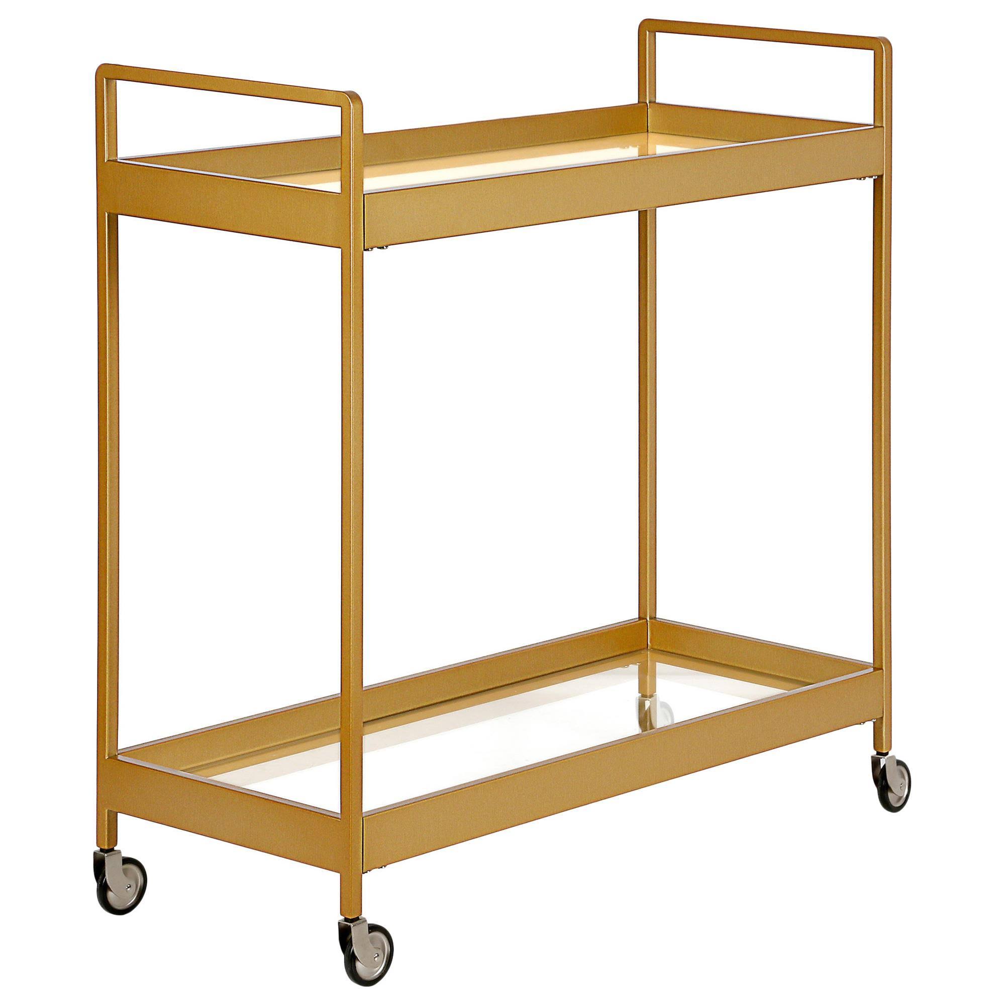 Cooper Bar Cart - Brass
