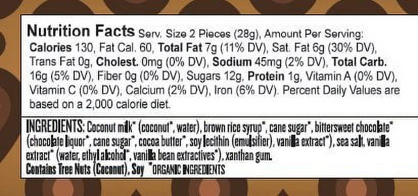 Chocolate-covered Cocomels - Coconut Milk Caramels - Organic - Made Without Dairy (Vanilla, 15 pack), 1 Oz Each