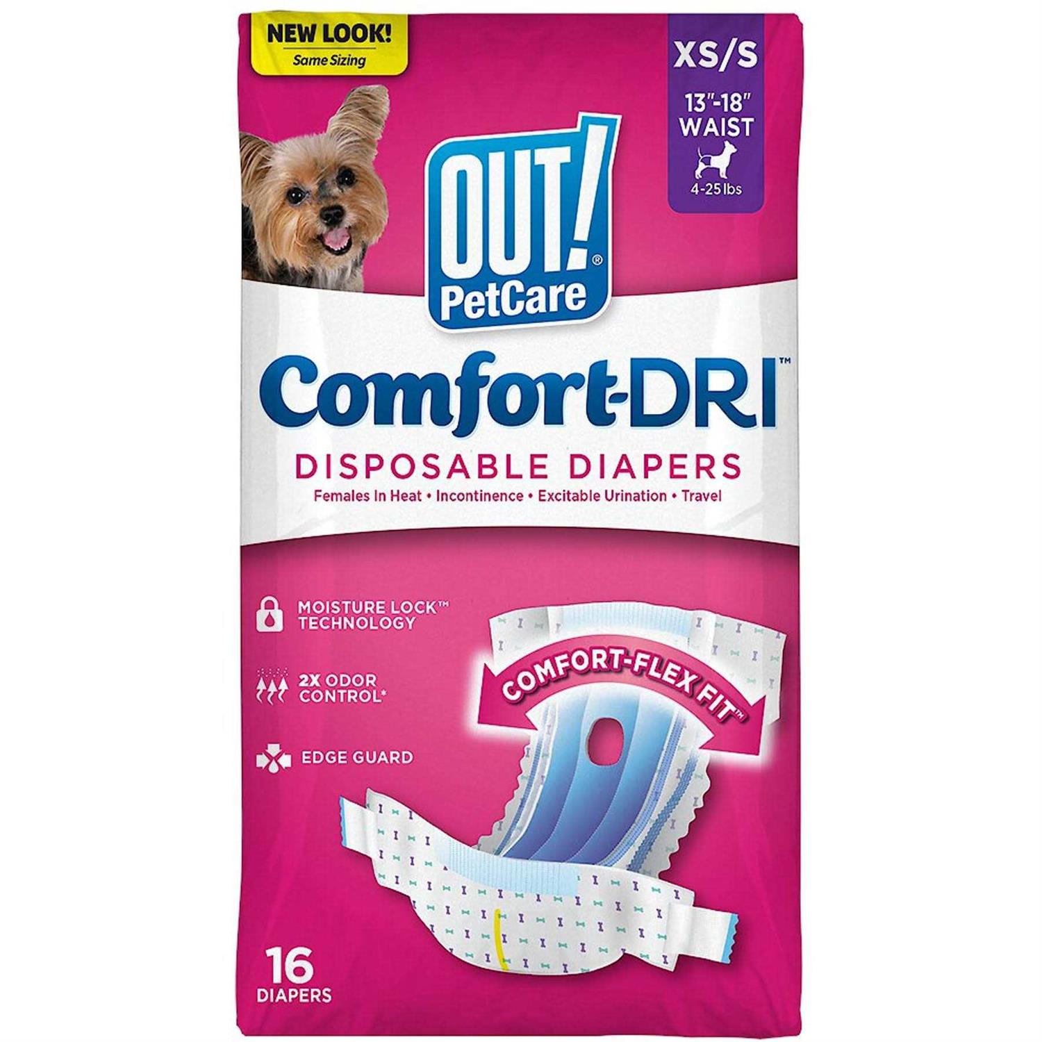 Out! Disposable Female Dog Diapers - Pet Supplies online store