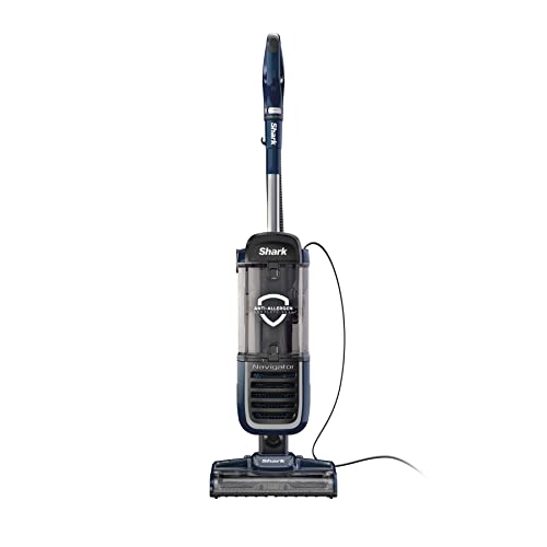 Shark NV151 Navigator Swivel Pro Complete Upright Vacuum with HEPA Filtration, Swivel Steering, Pet Power Brush, Crevice Tool & Upholstery Tool, for Pet Hair & Multi-Surface Cleaning, Navy