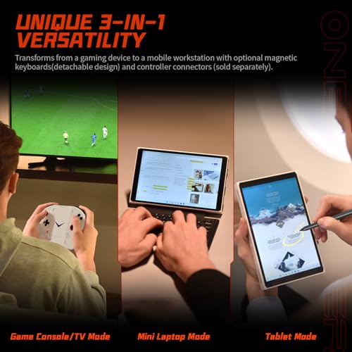 ONE XPLAYER 2 Pro Handheld Console PC with AMD Ryzen 8840U 32GB RAM 1TB SSD, 3-in-1 Gaming Handheld with 2K 8.4
