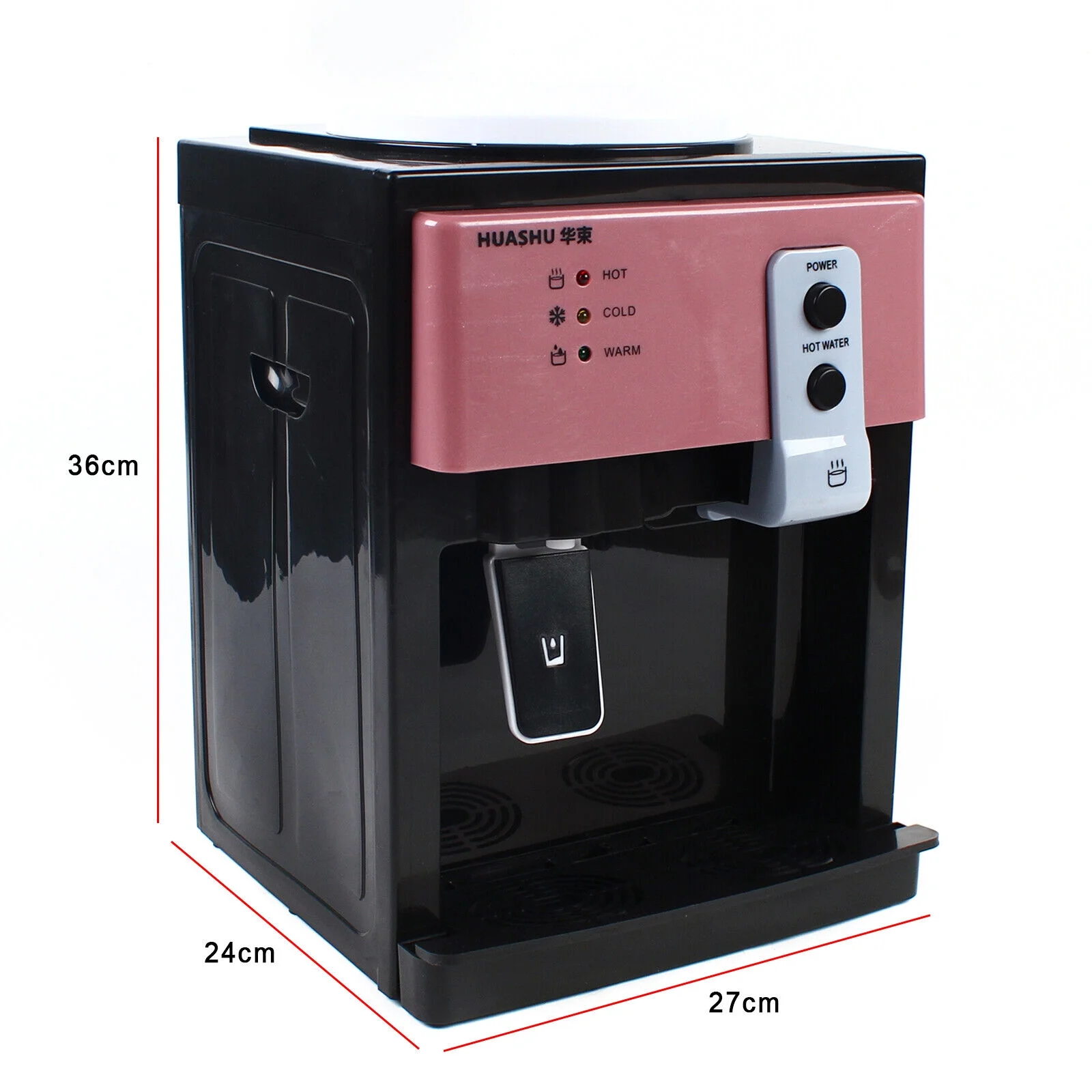 5 Gallon 110V Desktop Electric Cold & Hot Water Dispenser 3 Temperature Control for Home Office