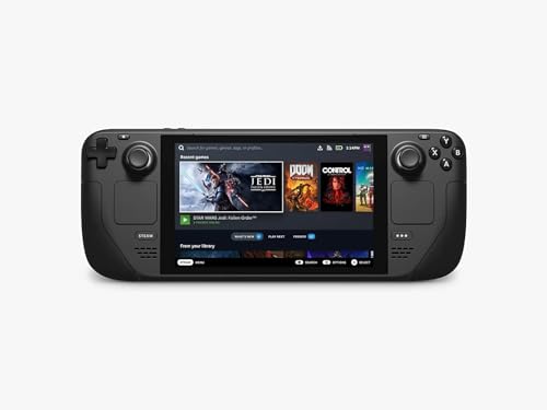 Valve Steam Deck 1TB Handheld Gaming Console with Carring case, 1280 x 800 LCD Display, Bundle Silicone Soft Cover Protector & Tempered Glass Film