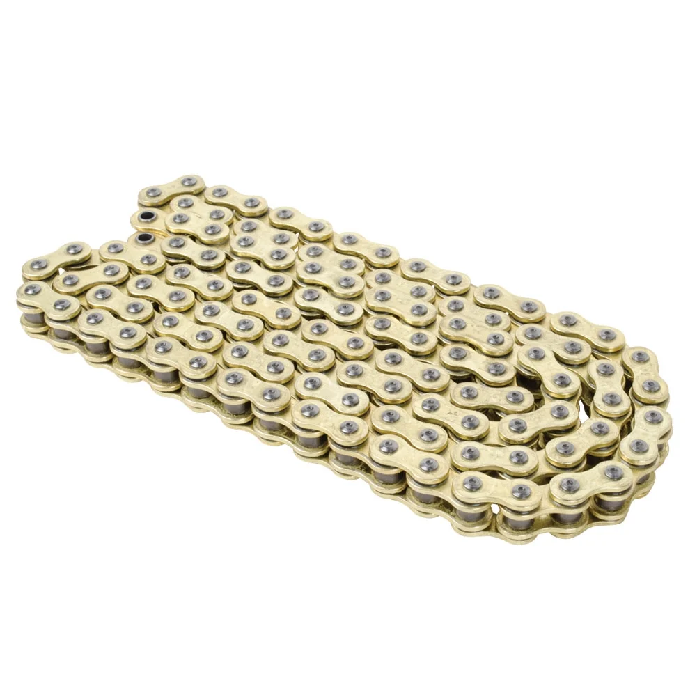 Primary Drive Gold Plated ORH X-Ring Chain 520 X 114 Professional Motorbike Chain with Master Link for Yamaha V-Star 250 XV250 2008-2020 | Powersport Spares, Dirt Bike Parts