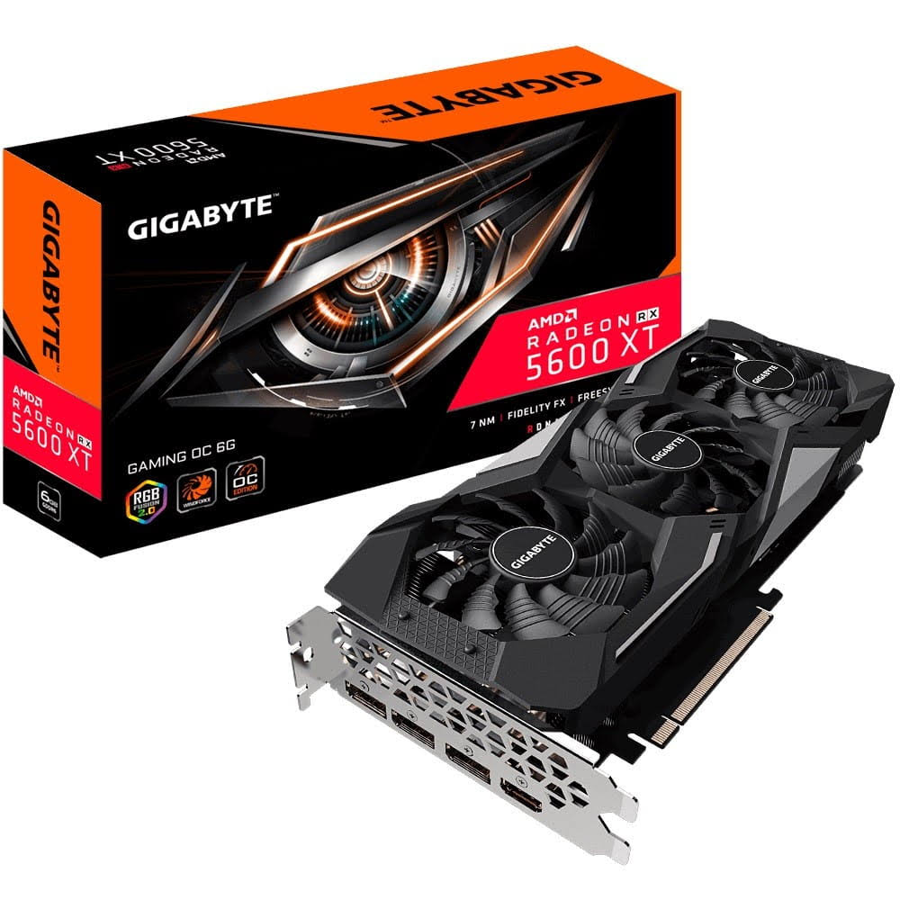Gigabyte Radeon RX 5600 XT RX 5600 XT GAMING OC 6G OC Edition Graphics Card - 6 GB GDDR6 - 192-bit