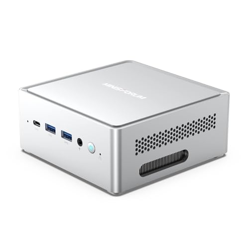 MINISFORUM Venus Series NAB9 Mini PC, 12th Gen Core i9-12900HK(14C/20T) Small Computer 32GB RAM 512GB SSD, 2X HDMI+2X USB-C 4K@60Hz Output, 2X 2.5G RJ45 Port, 4X USB3.2 Desktop Mini Computer