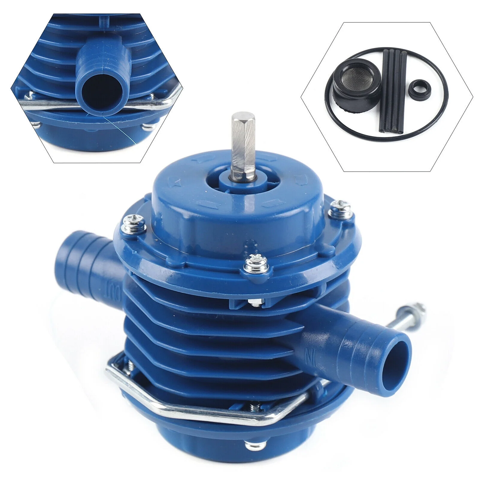 Miumaeov Electric Drill Drive Pump Self-Priming Centrifugal Water Pump Household Garden