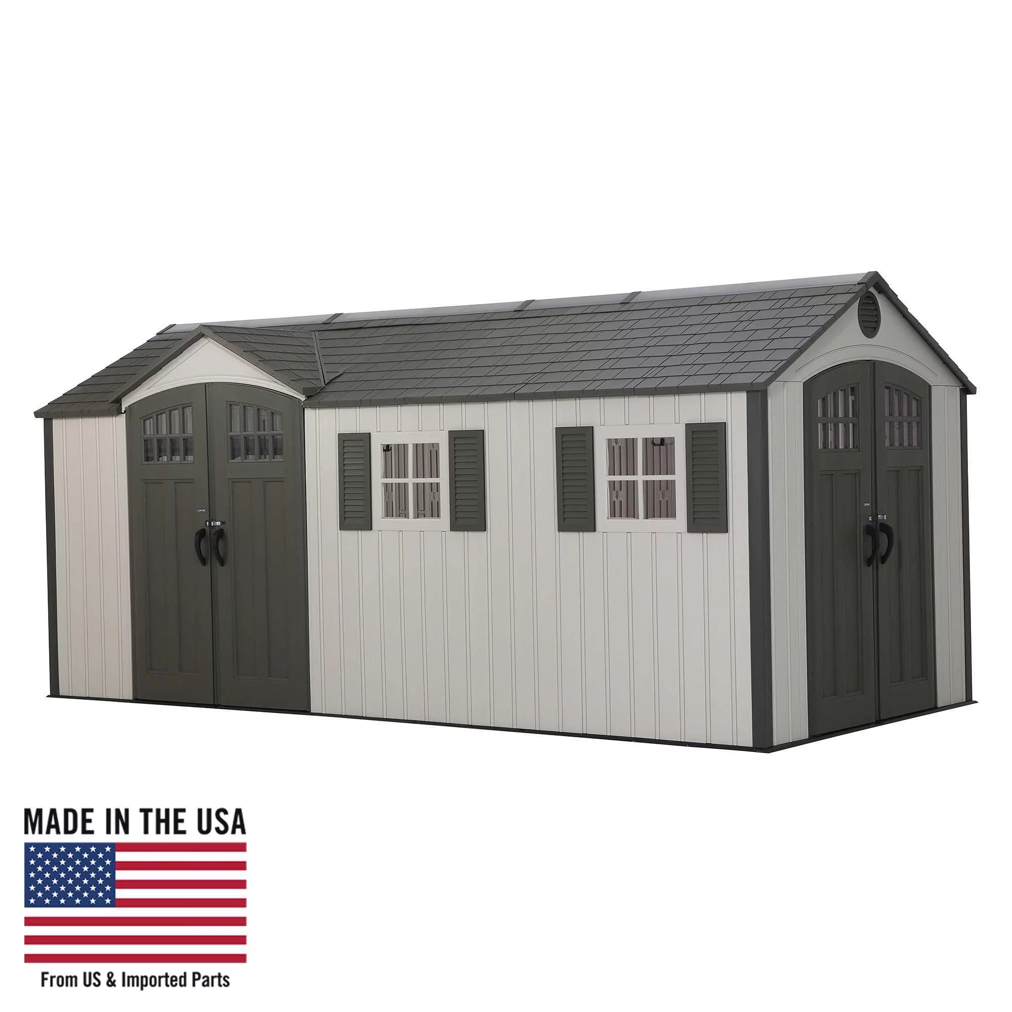 Lifetime 17.5 ft. x 8 ft. Outdoor Storage Shed - 60213