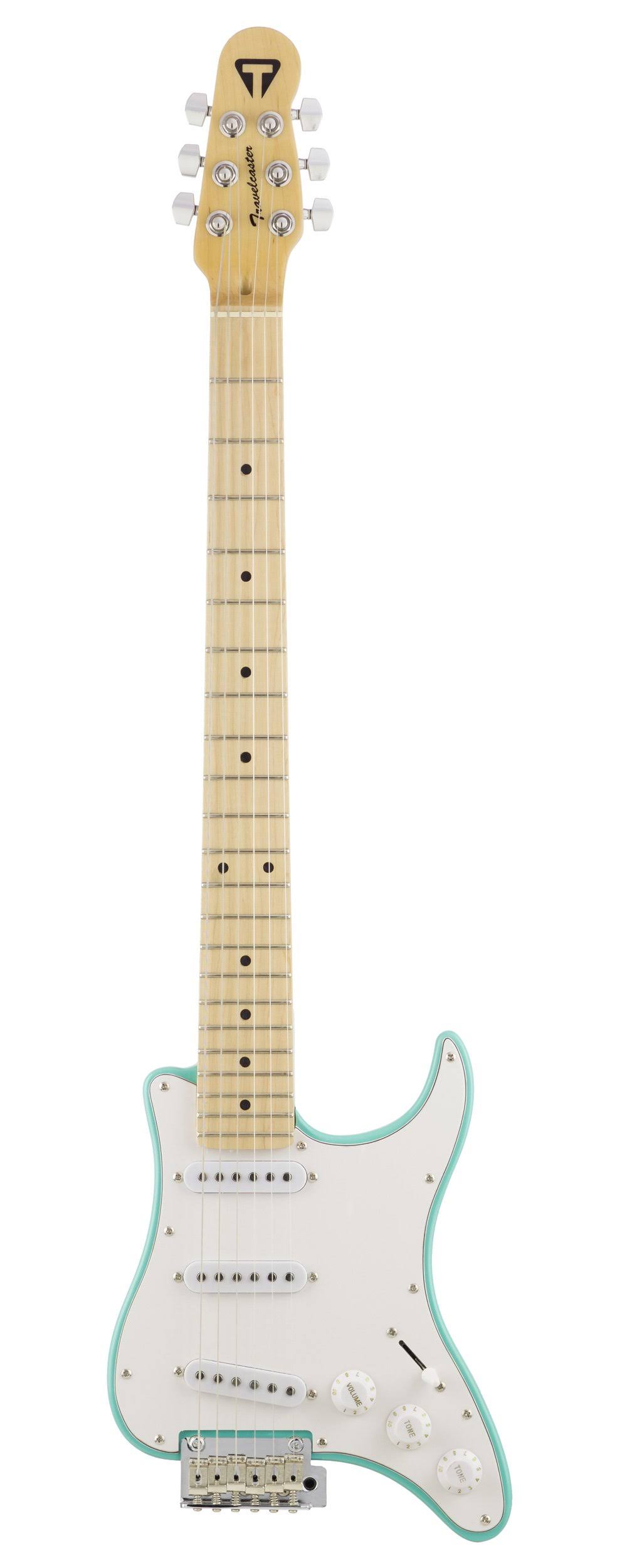 Traveler Guitar Travelcaster Deluxe Electric Travel Surf Green