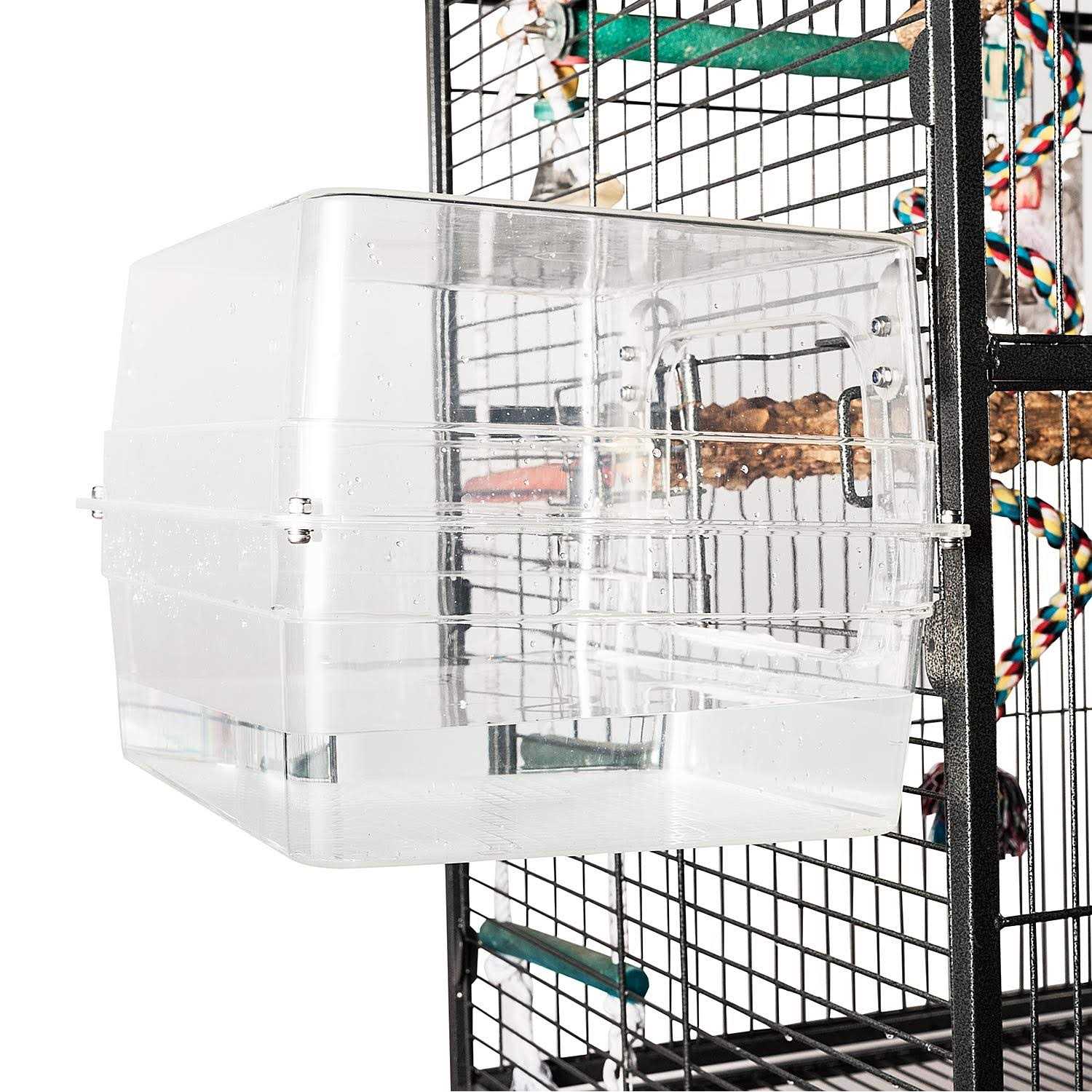 Colorday Large Bird Bath with Clear View - Pet Supplies online store