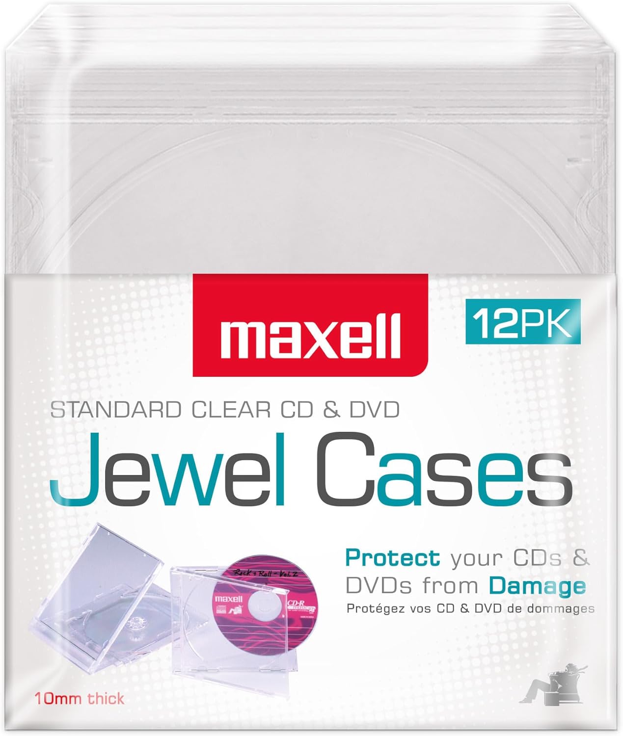 Maxell CD/DVD Jewel Cases CD-360