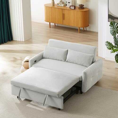 LUMISOL 4 in 1 Convertible Sofa Couch Bed, 57