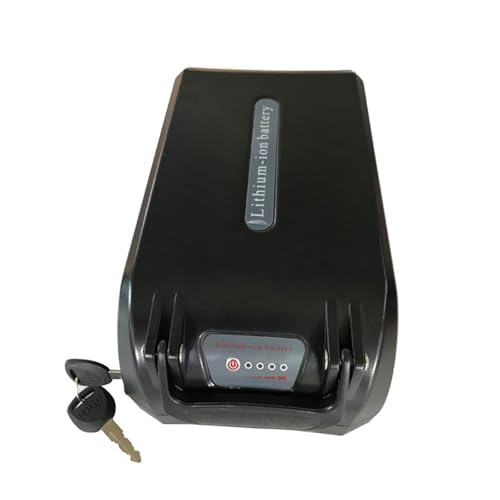 36 Volt 20Ah Ebike Battery 48 Volt 12Ah 15Ah Electric Bicycle Battery Replacement 18Ah 20Ah Lithium Rack Back Battery with Handle + BMS + Anti-theft Lock for Max 1000W Motor,48v15ah