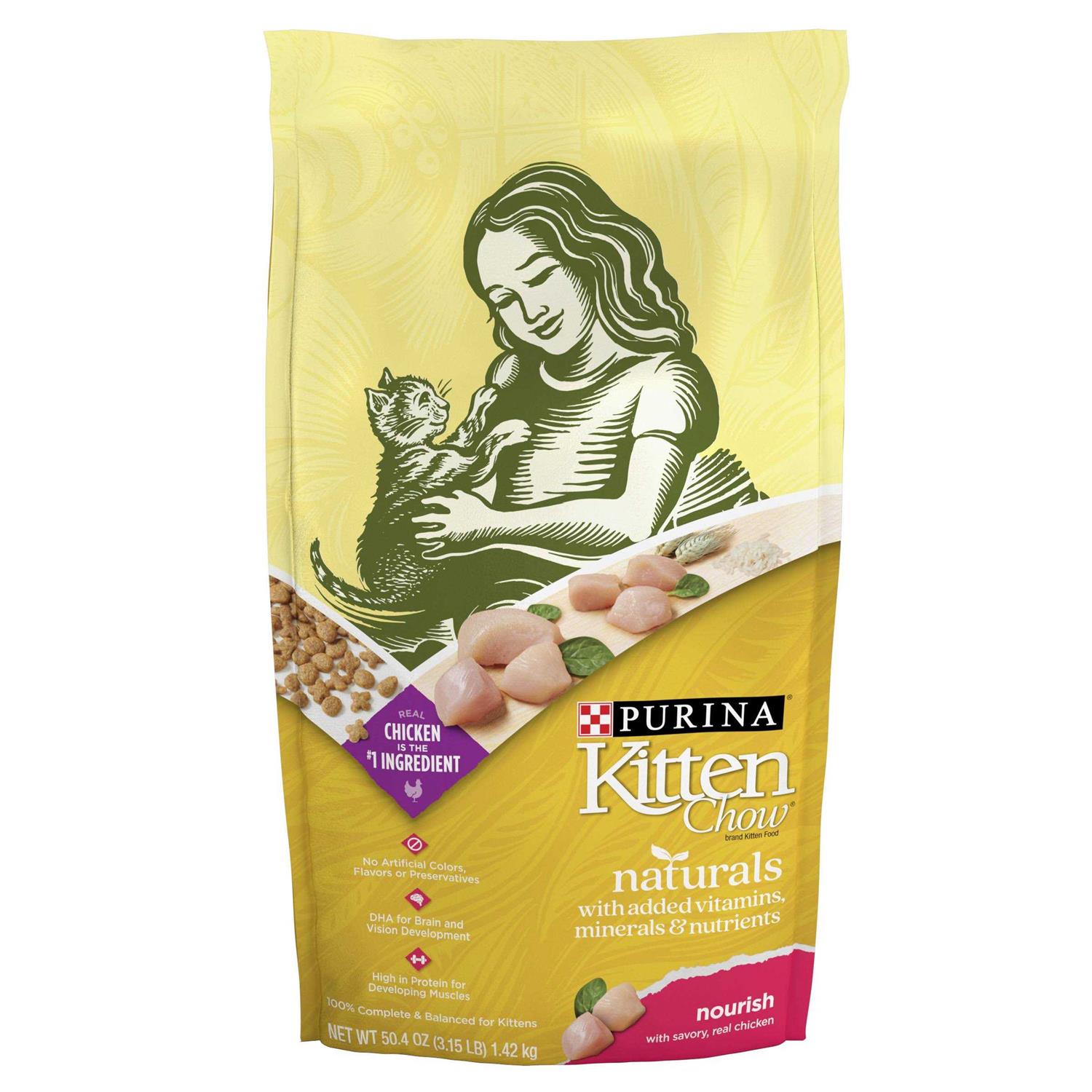 Purina Kitten Chow Naturals Cat Dry Food - Pet Supplies online store