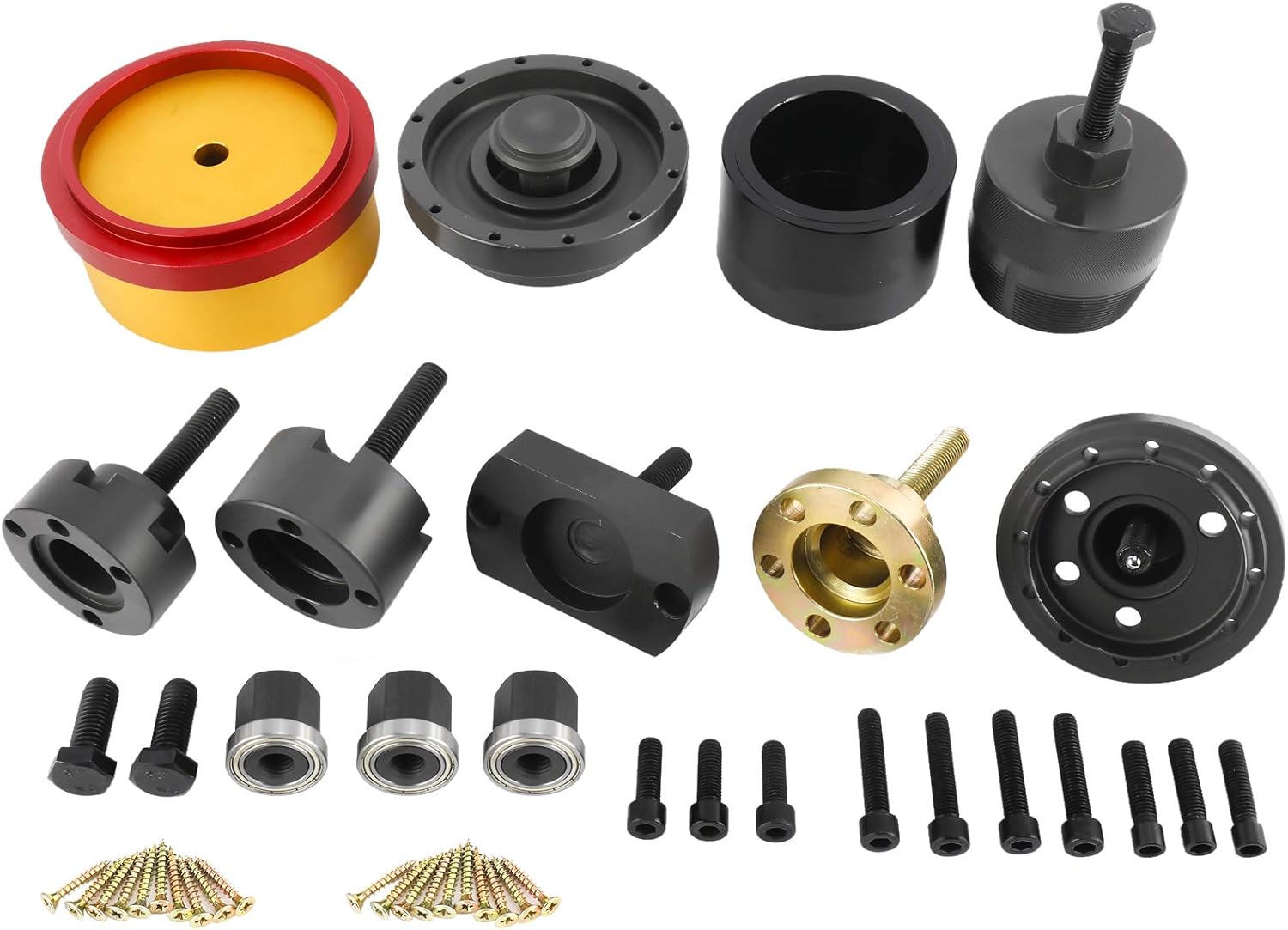 KUNTEC Crankshaft Oil Seal Remover & Installer Kit Front and Rear Seal Tool Compatible for BMW N20, N40, N42, N45, N46, N46T, N52, N53, N54, N55 N54, N55