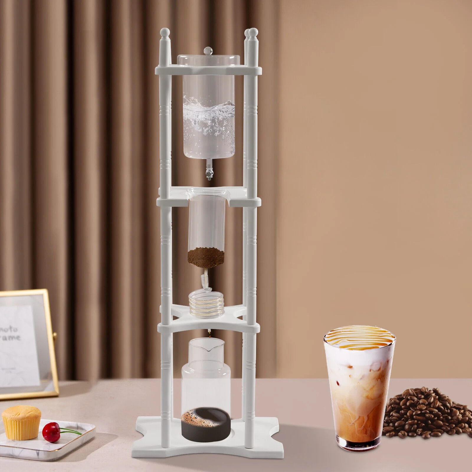 Cold Brew Drip Tower Coffee Machine Ice Coffee Maker Cold Coffee Maker Tower Cold Extraction Coffee Machine