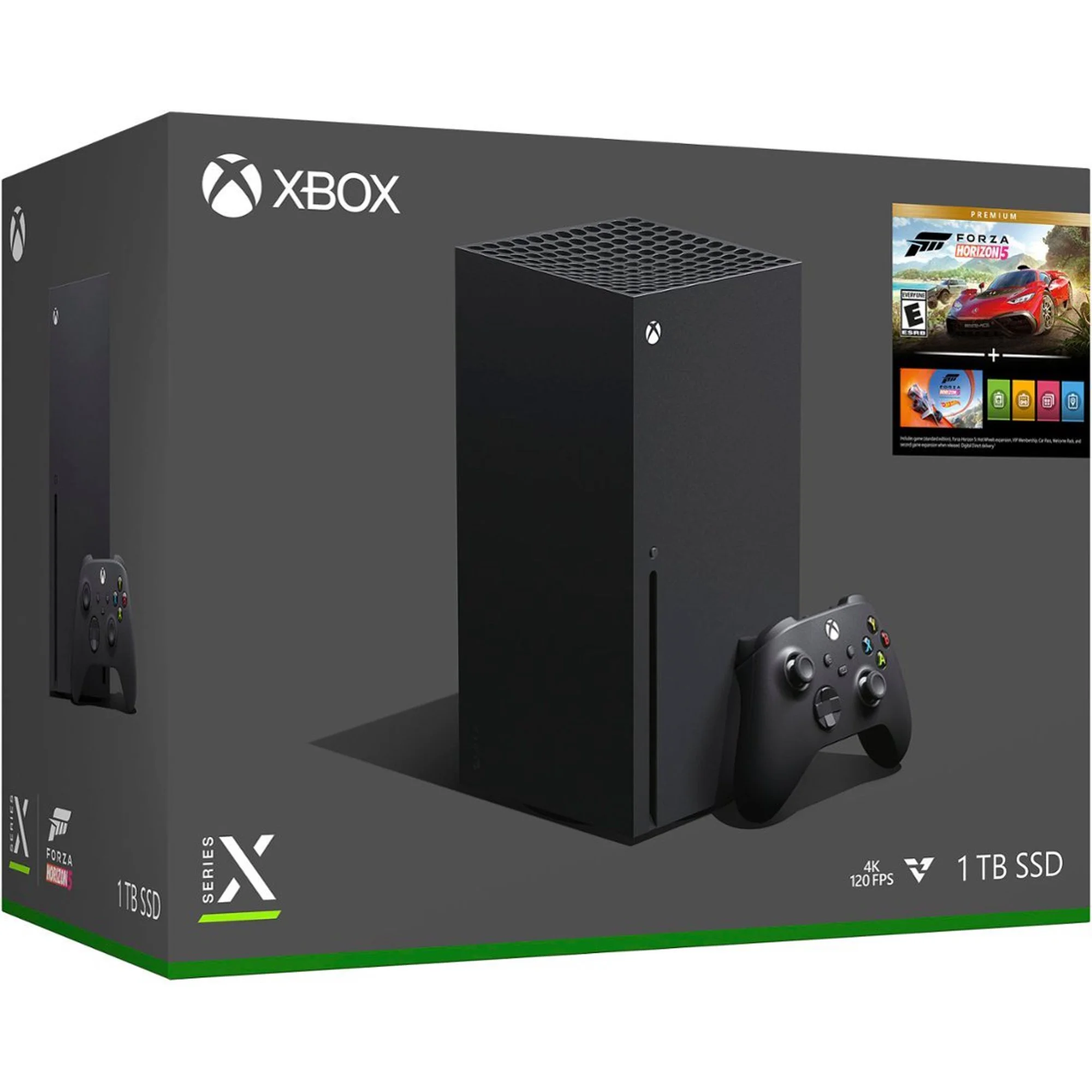 New Gen Microsoft Xbox Series X 1TB Black Gaming Console with Forza Horizon 5 Bundle