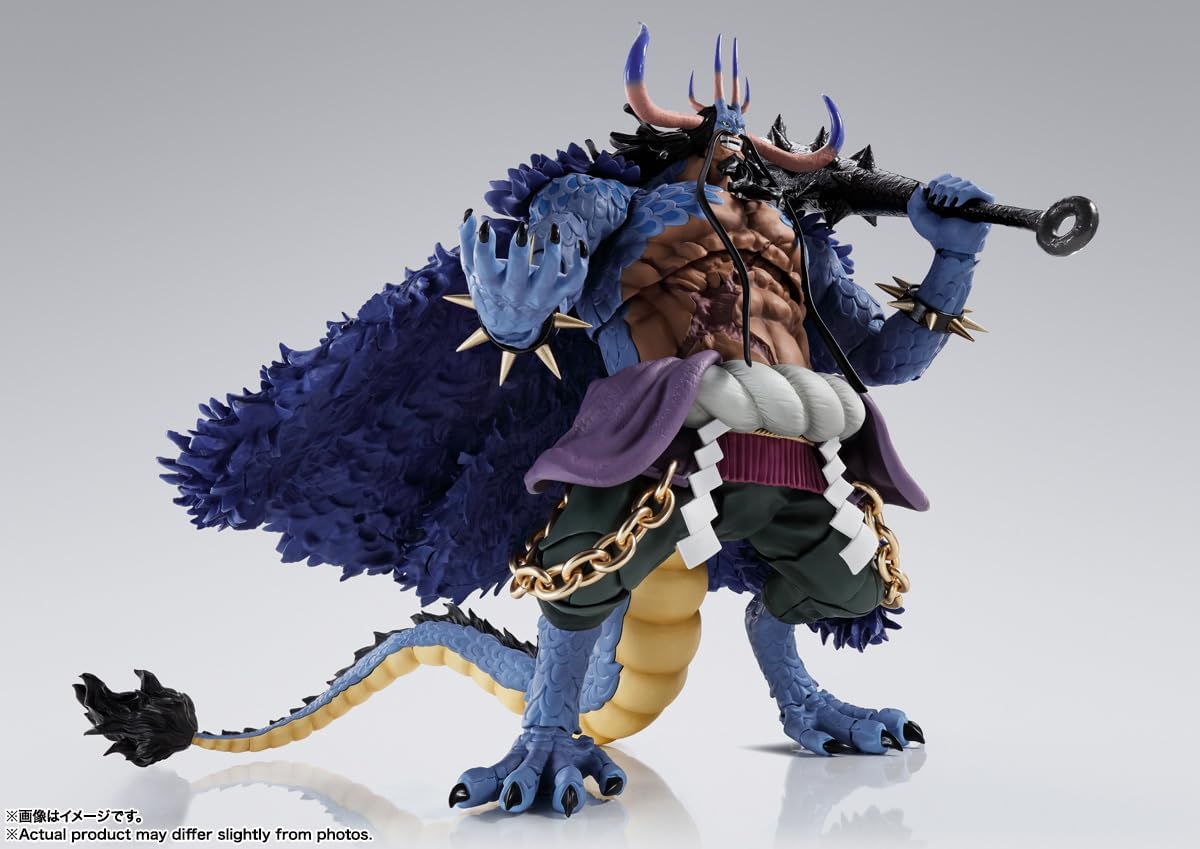TAMASHII NATIONS - One Piece - Kaido King of The Beasts (Man-Beast Form), Bandai Spirits S.H.Figuarts Action Figure