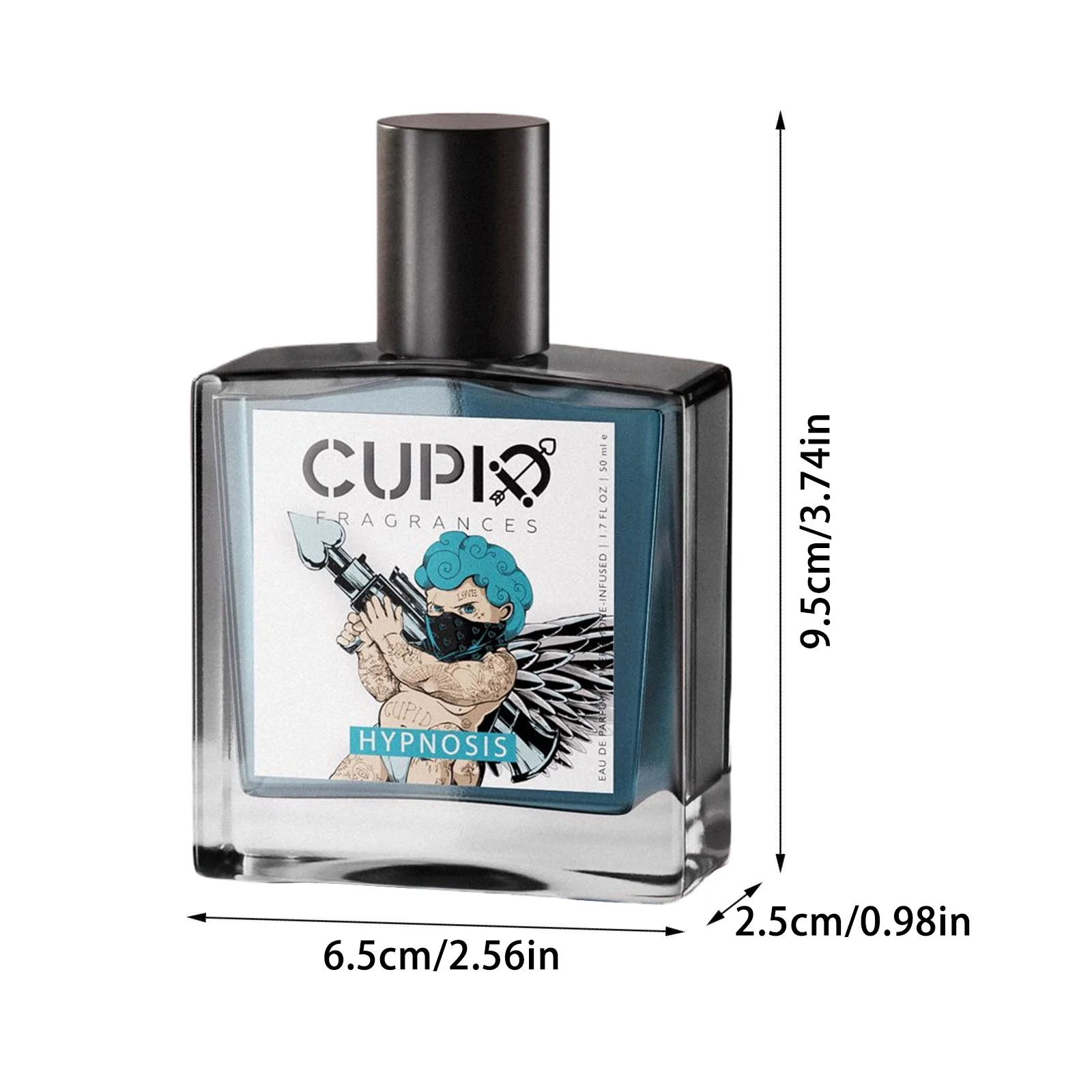 Cupid Charm Men's Toilet (Pheromone Injection)- Cupid Hypnotic Cologne Cupid Fragrances for Men to Make Her Fall in Love with You, Best Gifts for Men - 50ml (2PCS)