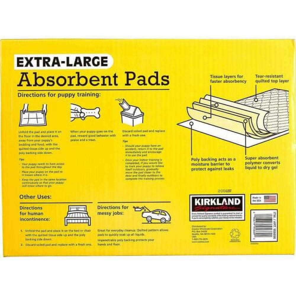 Kirkland Signature Absorbent Multipurpose Pads - Pet Supplies online store