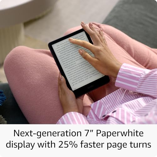 Like-new Amazon Kindle Paperwhite Signature Edition (32 GB) &ndash; Our fastest Kindle with auto-adjusting front light, wireless charging, and weeks of battery life &ndash; Metallic Jade