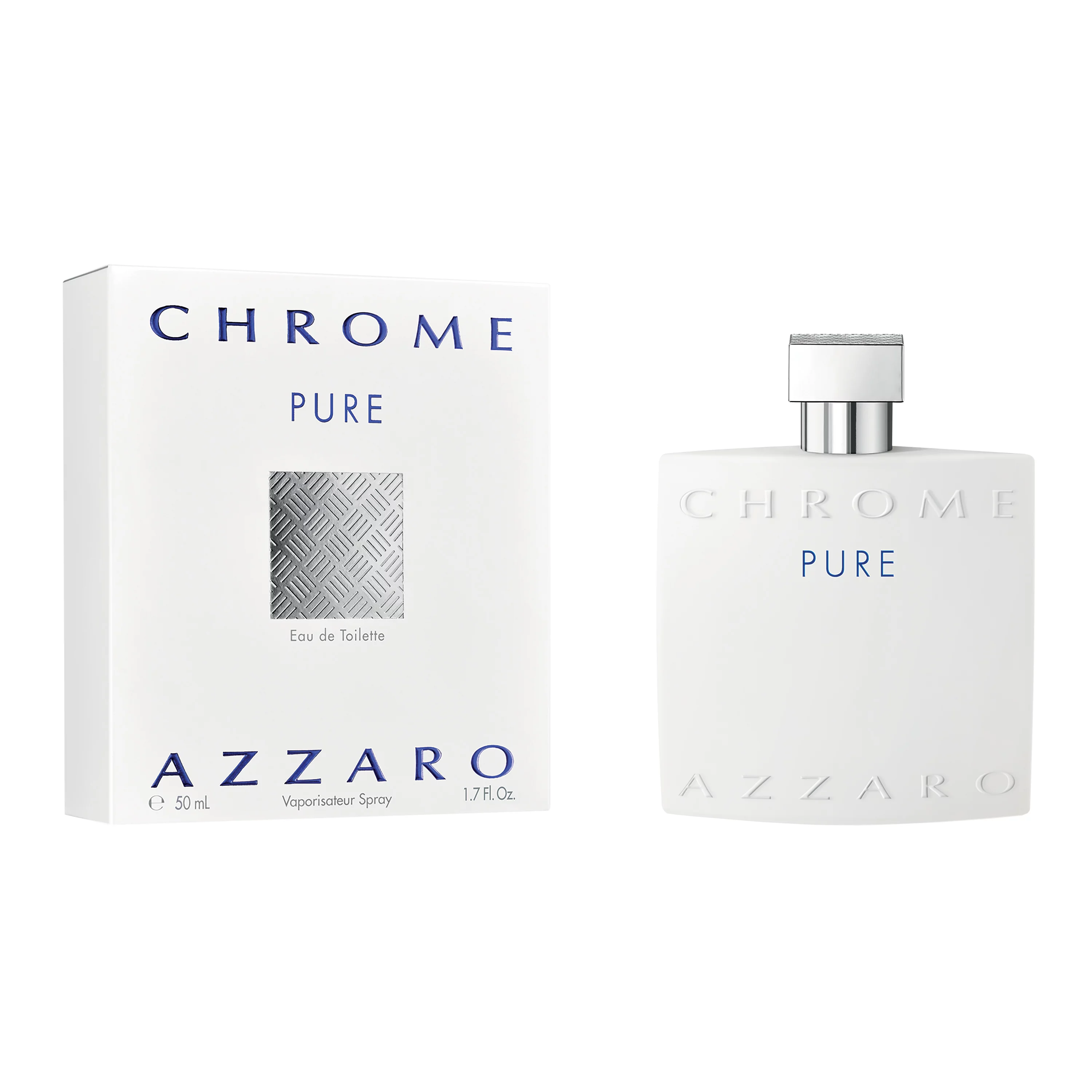 Azzaro Chrome Pure Eau de Toilette Fragrance Spray for Men, 1.7 fl oz