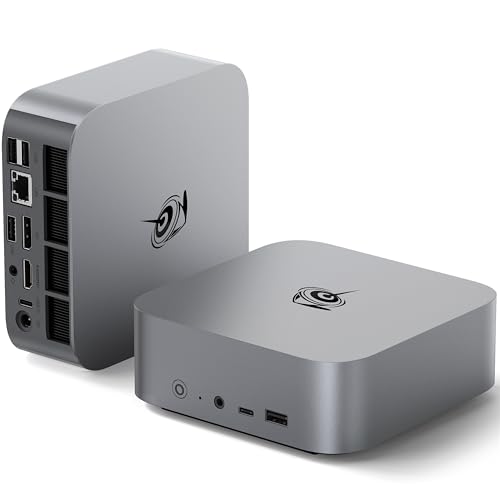 Beelink SER8 Mini PC AMD Ryzen 7 8745HS(Max 4.9GHz), 24GB DDR5 1TB PCIE4.0 SSD Mini Computer, AMD Radeon 780M Graphics 12 core 2600MHz Gaming PC,Triple Display USB4/DP/HDMI, 2.5G LAN Micro PC