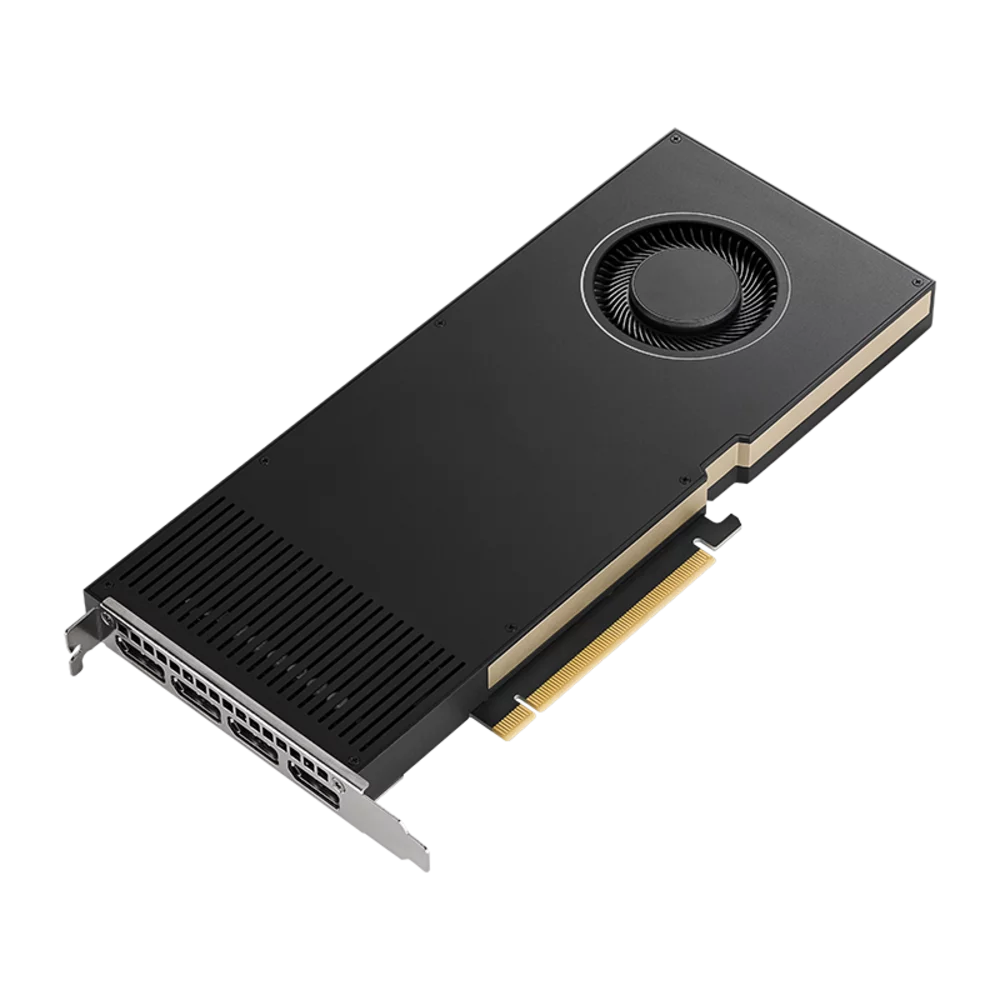 PNY NVIDIA RTX A4000 Graphics Card - 16 GB GDDR6 - 256 Bit bus width - PCI Express 4.0 x16 - DisplayPort - Bulk Version (accessories included with full warranty)