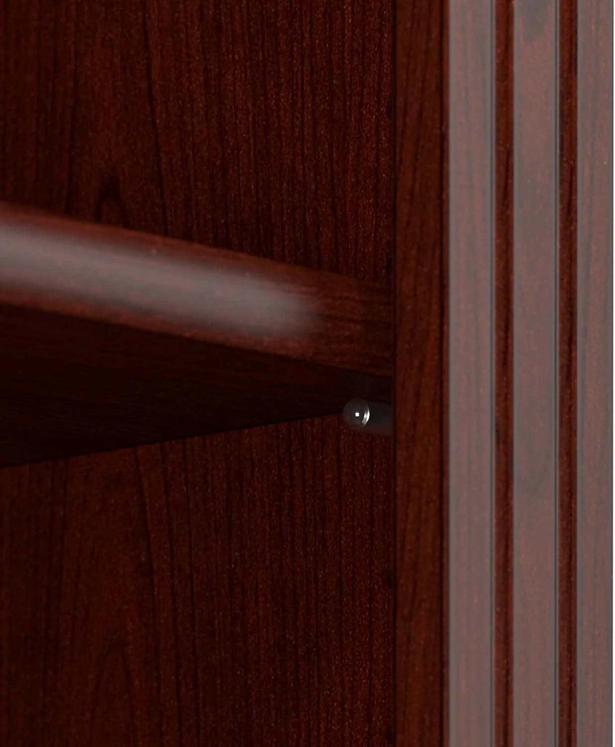 Bush Business Furniture Arlington Tall 5 Shelf Bookcase in Harvest Cherry